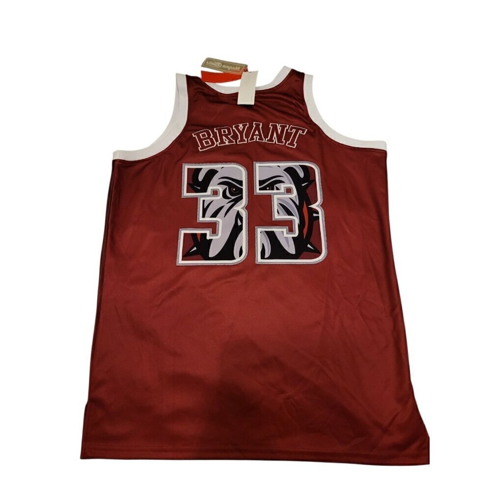 Kobe Bryant Lower Merion Red #33 Basketball Jersey Headgear Classics Size XL